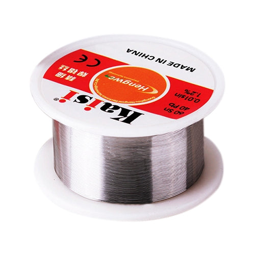 Filo per saldatura al piombo e stagno con nucleo in colofonia Kaisi da 0,3 mm per lavori di saldatura, 50 g, 0.3mm 50g Filo per saldatura al piombo e stagno con nucleo in colofonia Kaisi da 0,3 mm per lavori di saldatura, 50 g, 0.3mm 50g